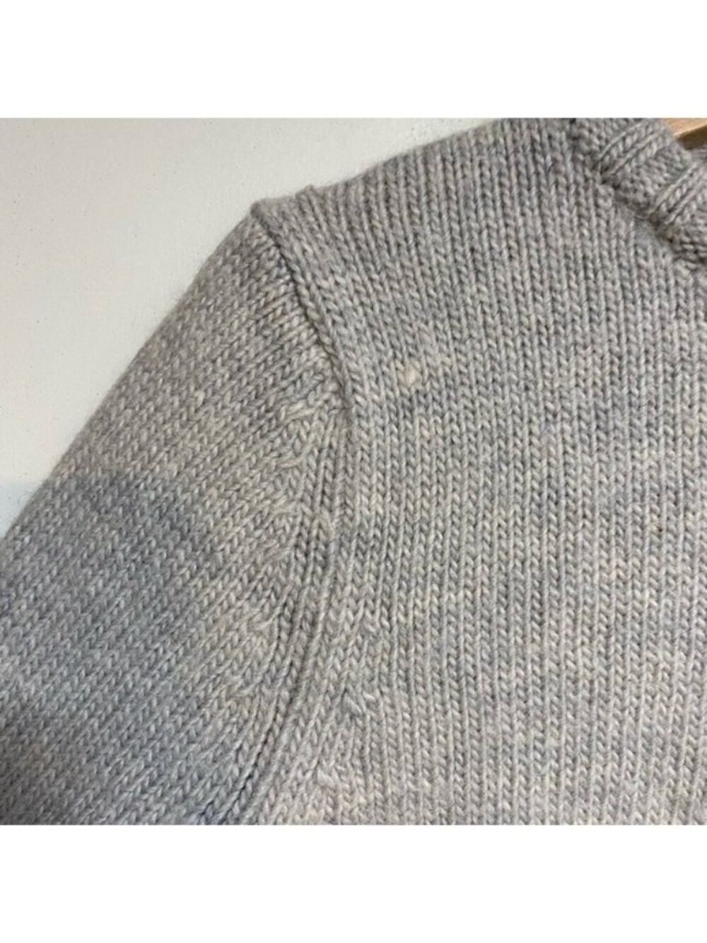 COS Light Grey Wool Blend Crewneck Sweater Size XS - Picture 5 of 7
